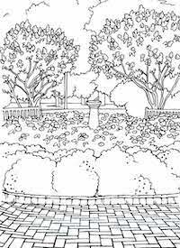 Swem Sundial Coloring page